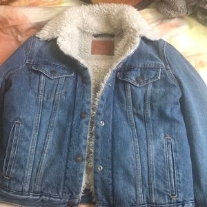 Levi's Sherpa denim jacket